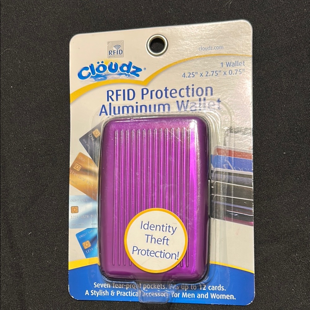 Cloudz RFID Blocking Aluminum Wallet